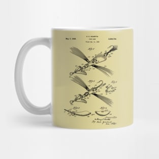 Patent Print - 1935 Fishing Lure Mug